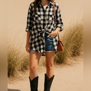 Shop Talulah Anchorage Plaid Flannel Shirt